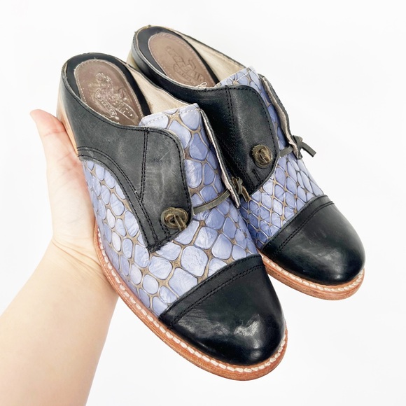 Mules En Cuir 1.State - Taille US 9 (B) - Talon Haut Pointe Fine - Brun - Neuf Sans Emballage
